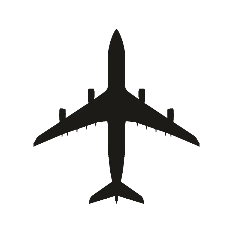 Airplane Silhouette Illustration