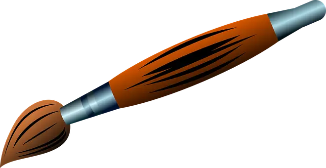 Artistic Paintbrush Illustration