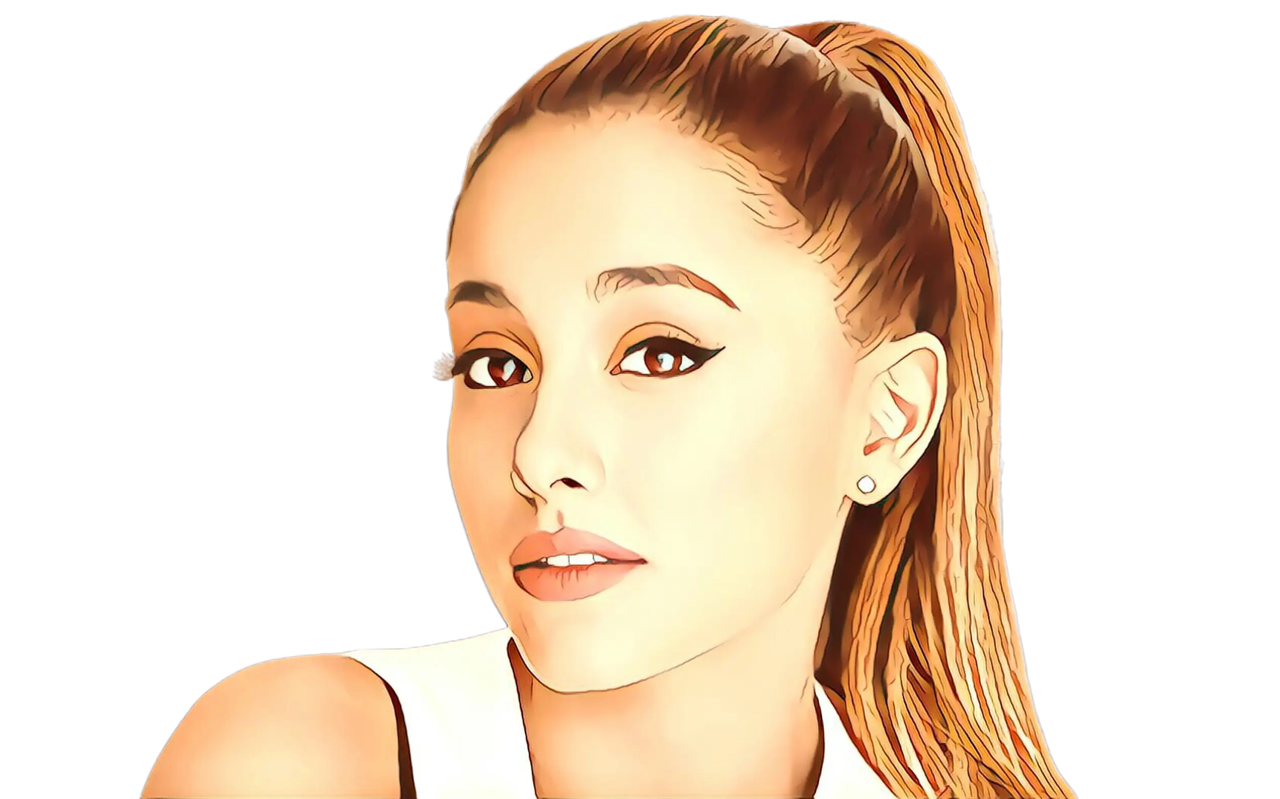 Illustrated Portrait of a Woman