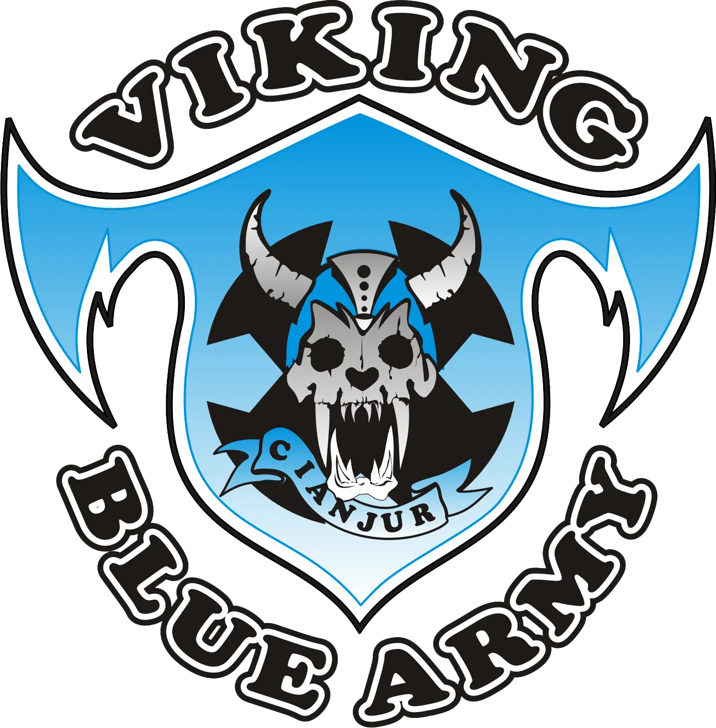 Viking Blue Army Emblem