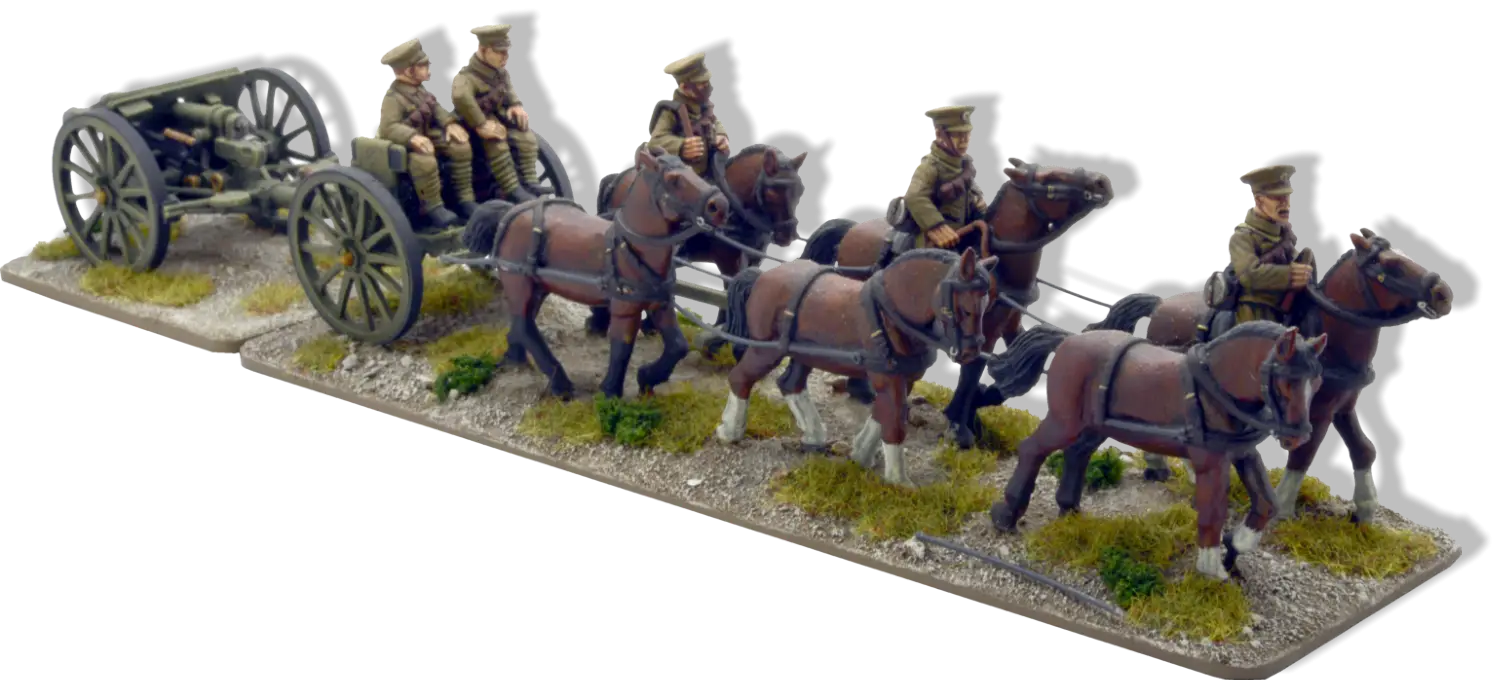 Miniature Military Horse Carriage