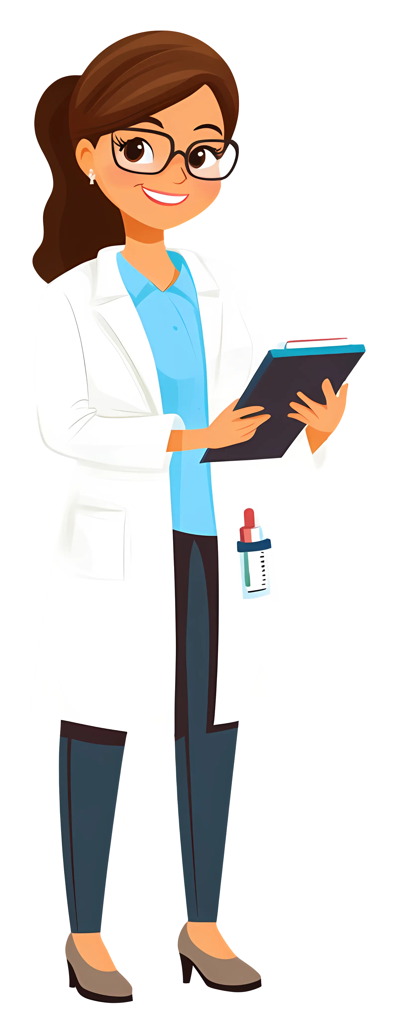 Female Doctor with Clipboard