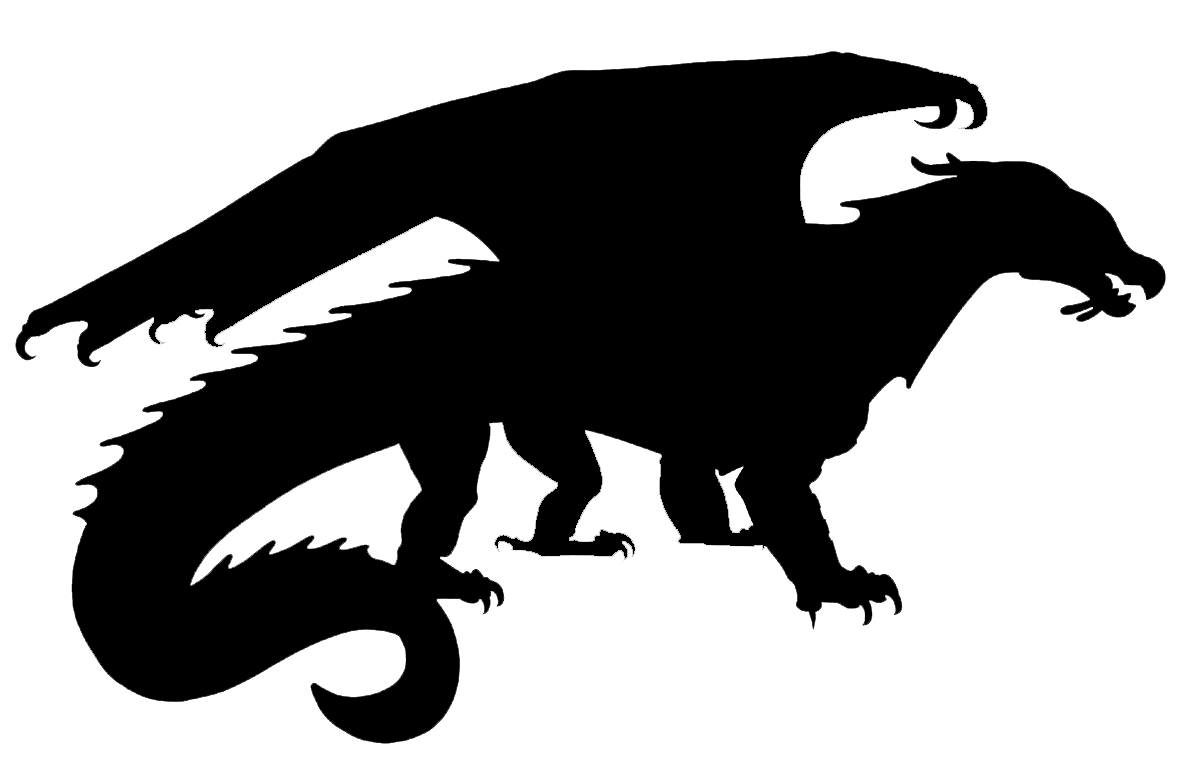 Silhouette of a Legendary Dragon
