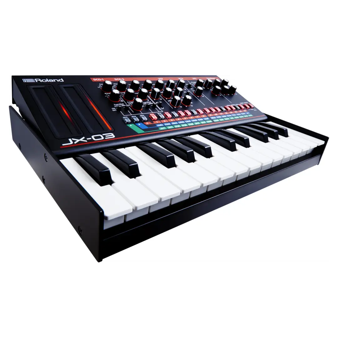 Modern Synthesizer Keyboard for Music Production