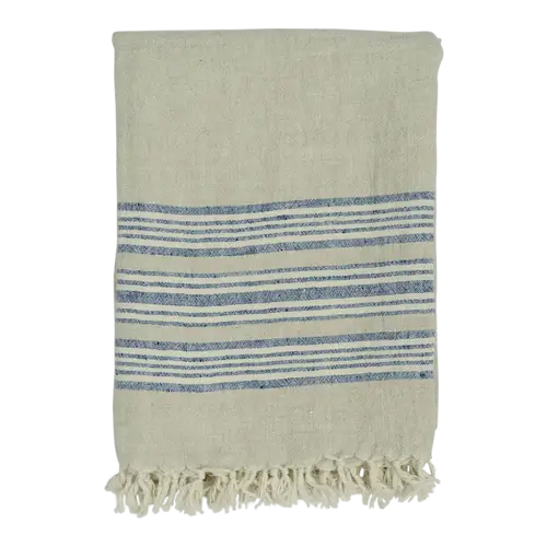 Simple Striped Towel for Home Use