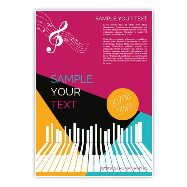 Colorful Music Event Flyer Design