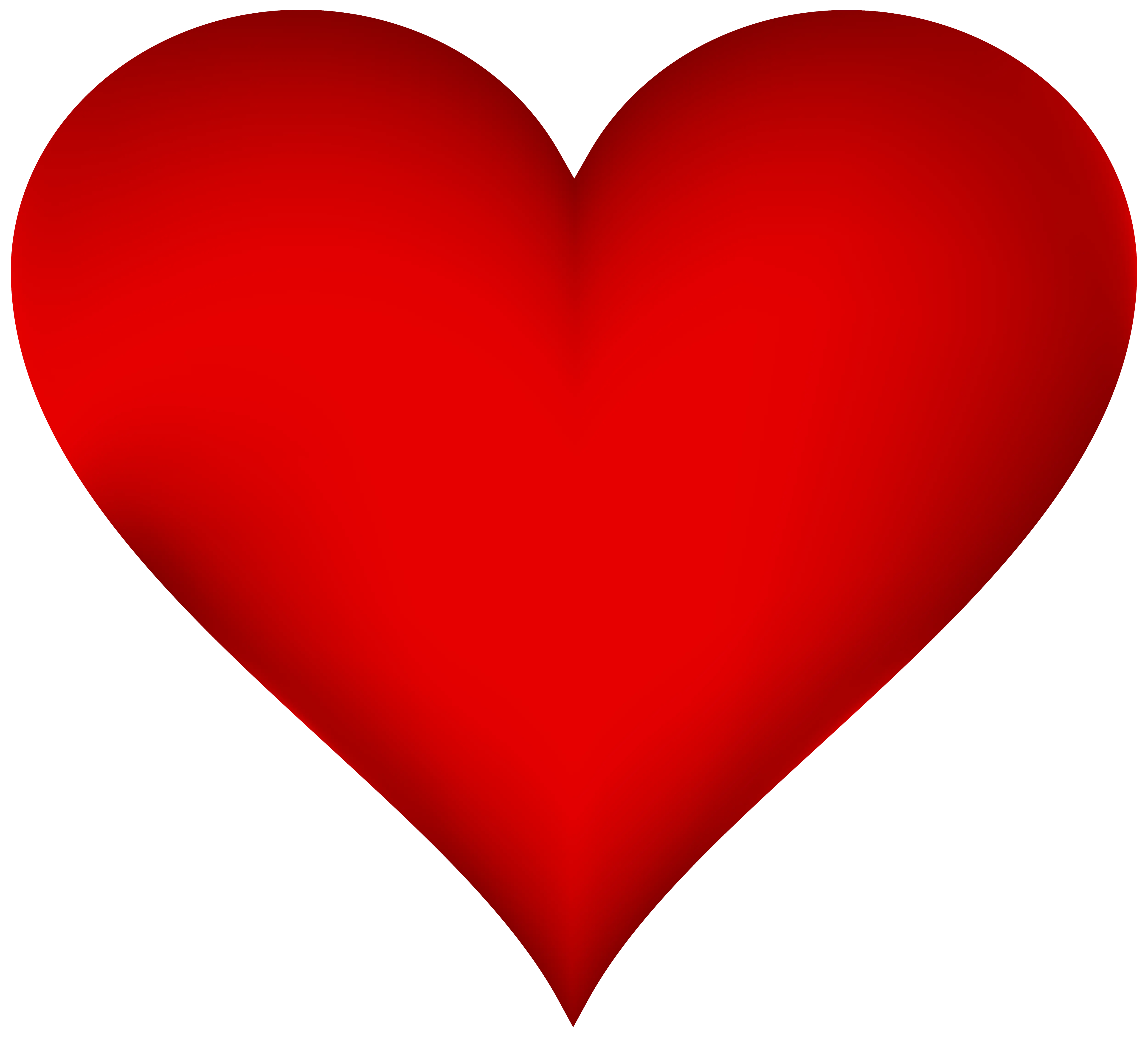 Red Heart Symbol for Love and Romance