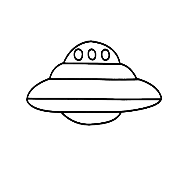 Simple UFO Drawing