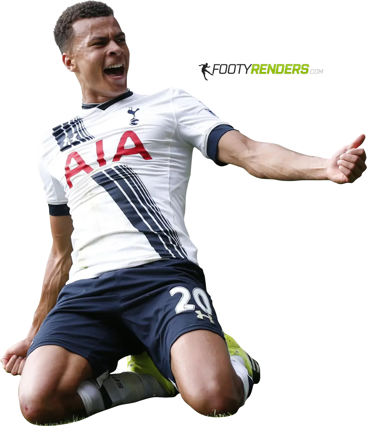 Football Player Celebrating