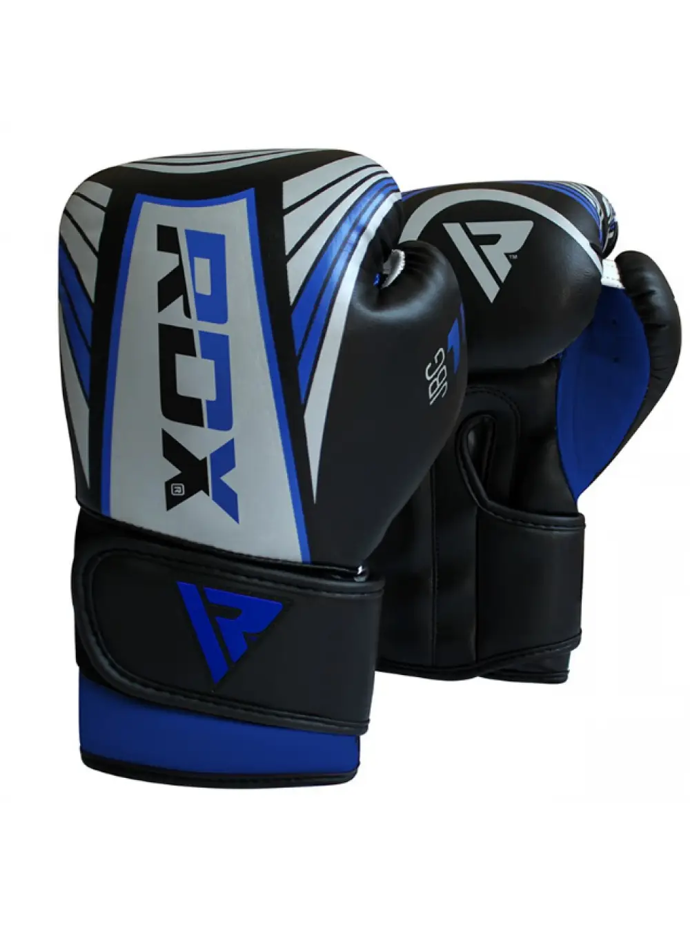 Blue and Black Boxing Gloves