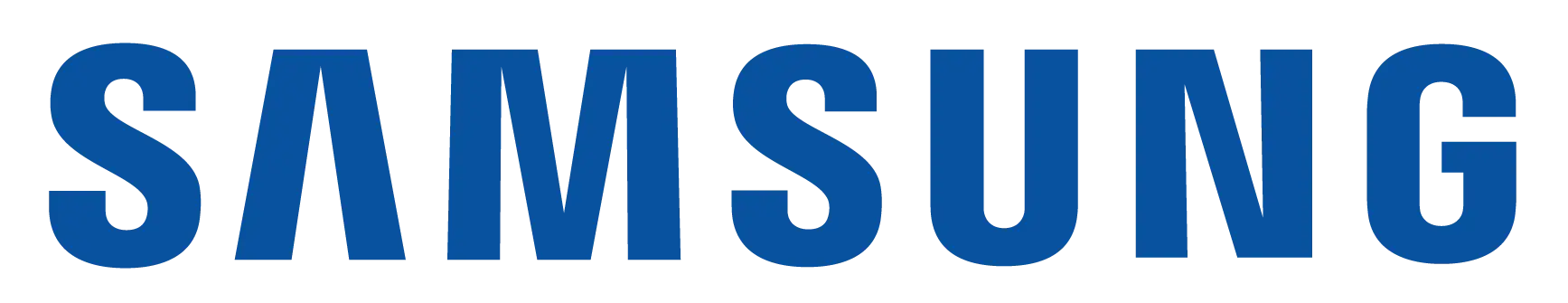 Samsung Logo in Blue Font