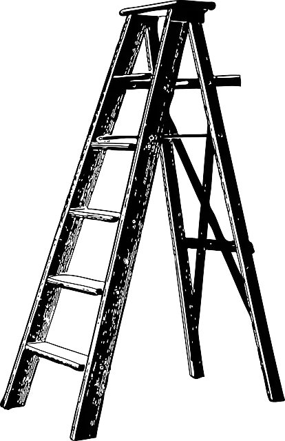 Black Ladder Sketch Illustration