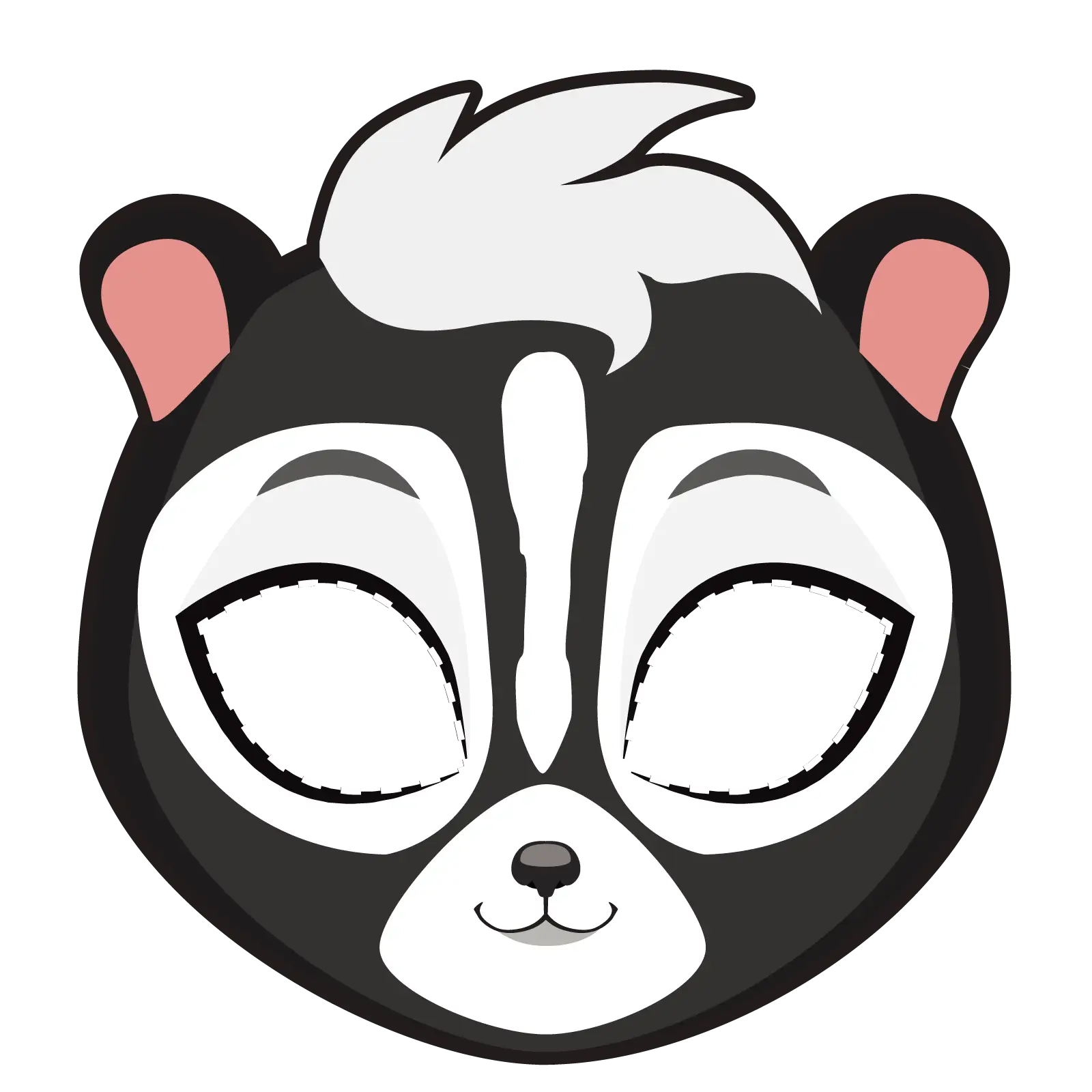Cute Skunk Mask