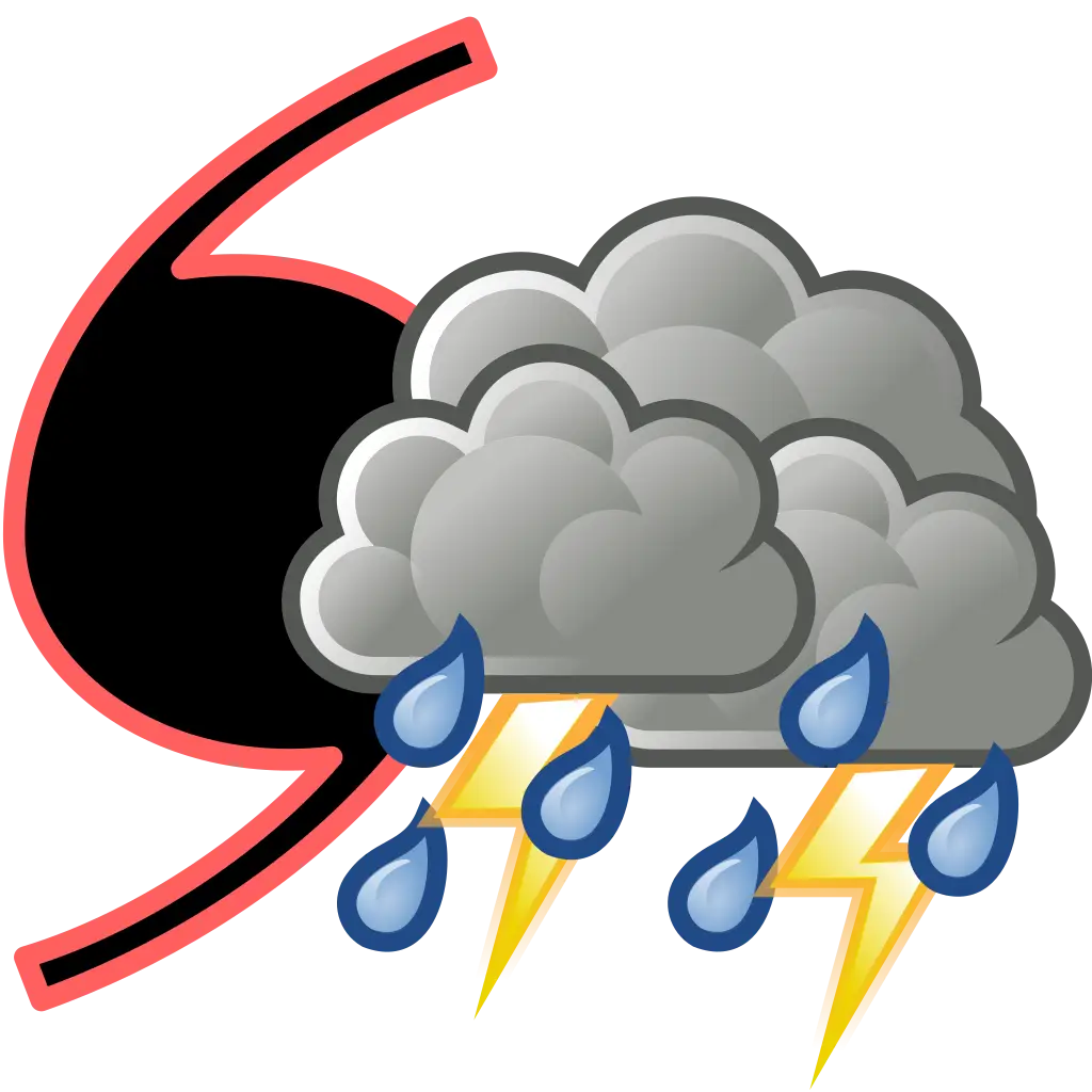Storm and Lightning Weather Icon