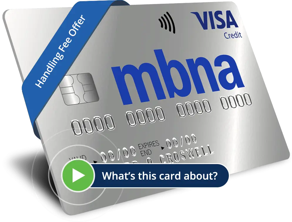 Silver Credit Card with Visa Branding