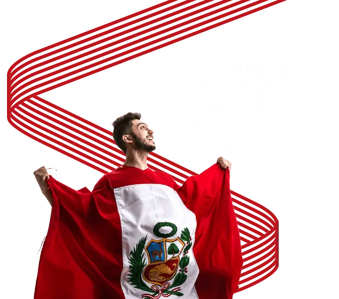 Man with Peruvian Flag