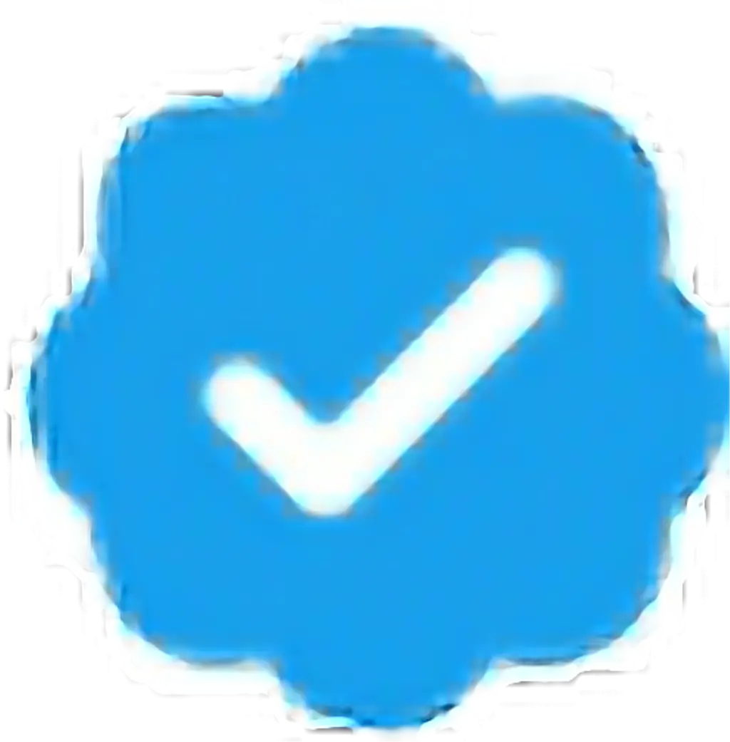 Blue Checkmark Verification Badge