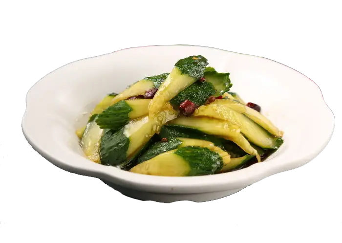 Cucumber Salad in Bowl