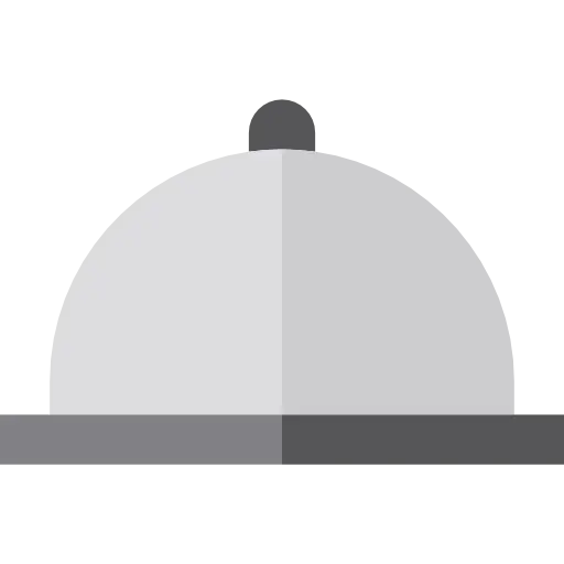 Minimal Food Cloche Icon