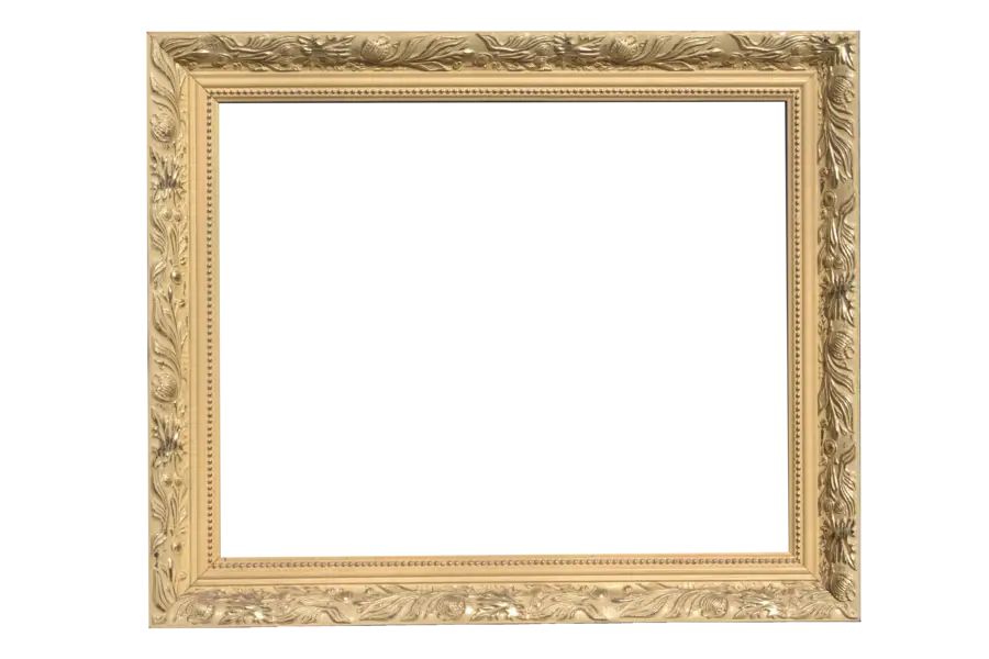 Golden Photo Frame for Elegant Decor