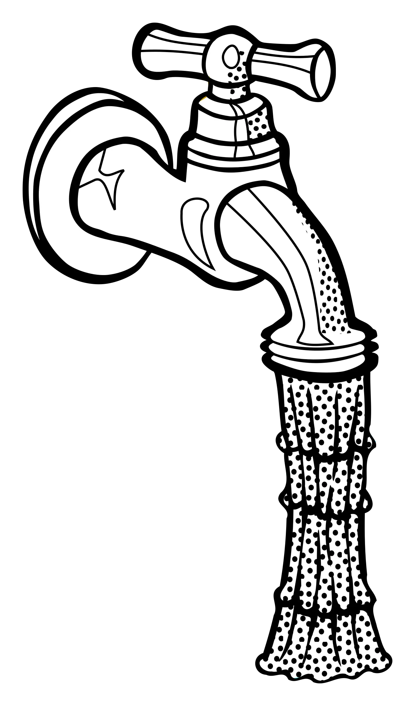Water Tap Illustration