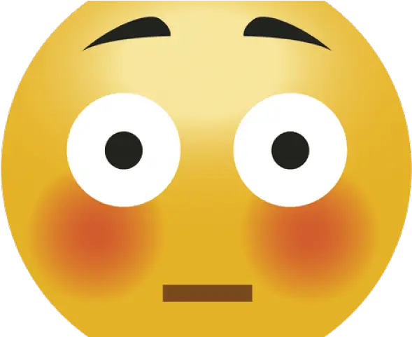 Shocked Blushing Emoji