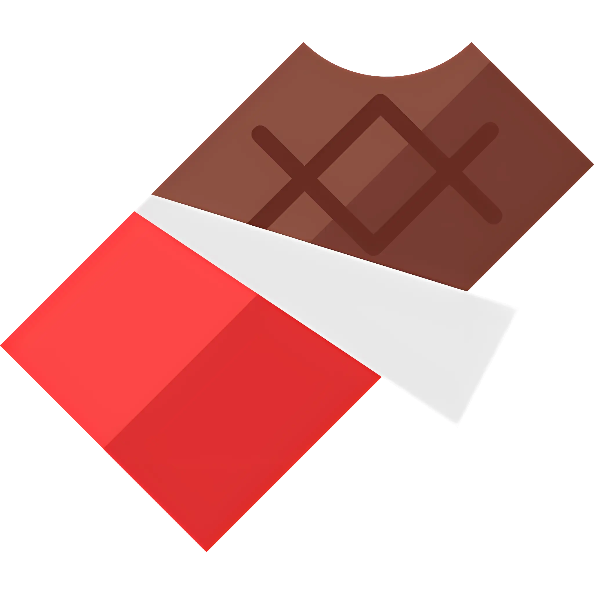 Partially Eaten Chocolate Bar
