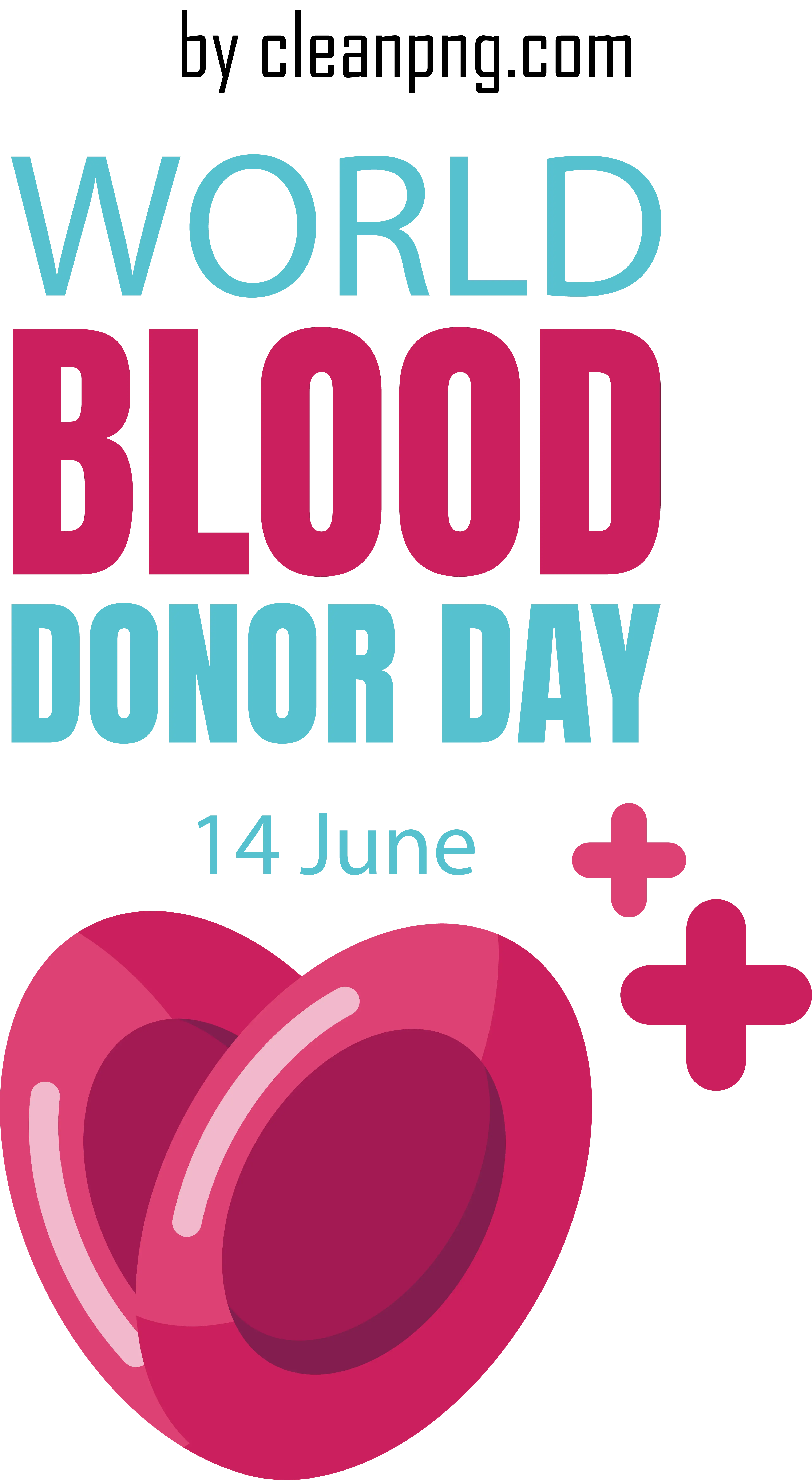 World Blood Donor Day Design With Heart