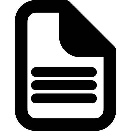 Simple Document Icon Design