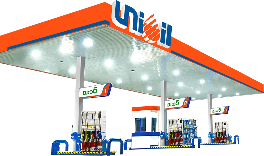 Modern Gas Station