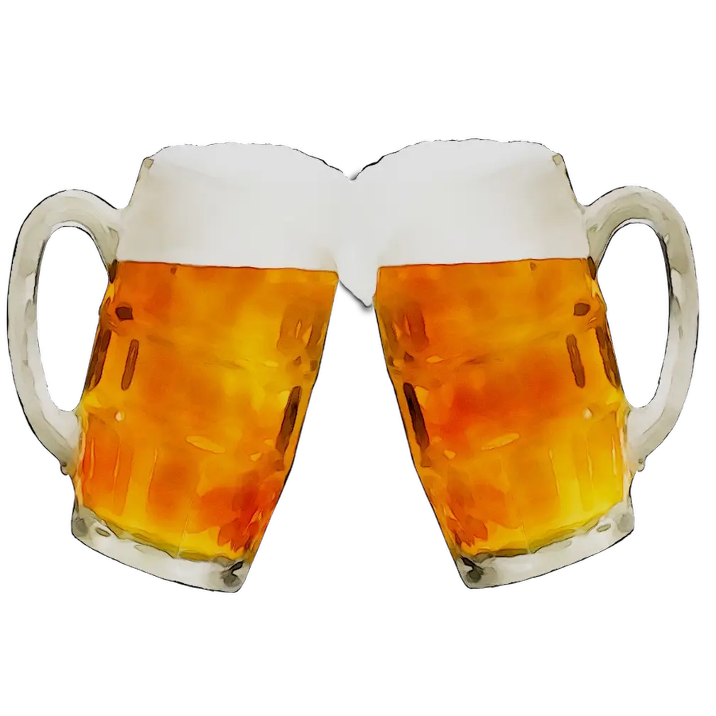 Clinking Beer Mugs for Cheers