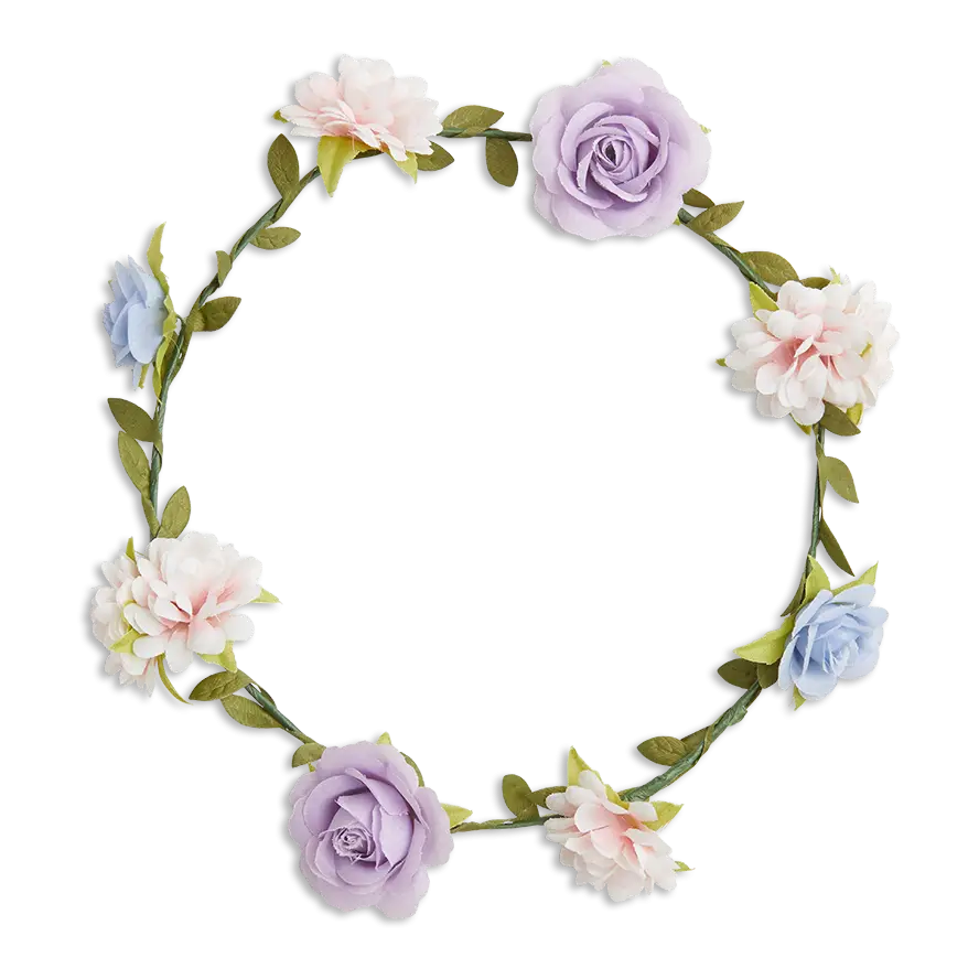 Pastel Floral Wreath for Decorative Use