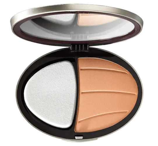 Makeup Compact Kit with Powder and Sponge