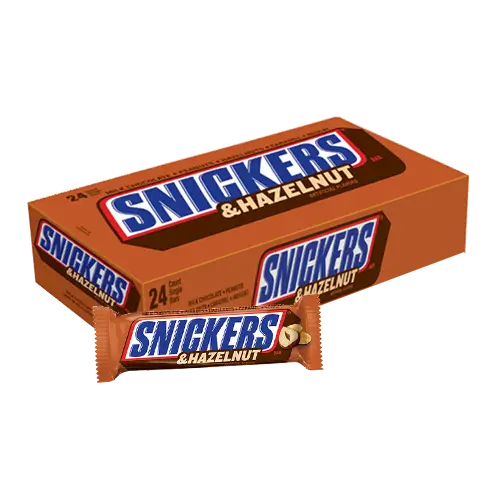 Snickers Hazelnut Candy Packaging