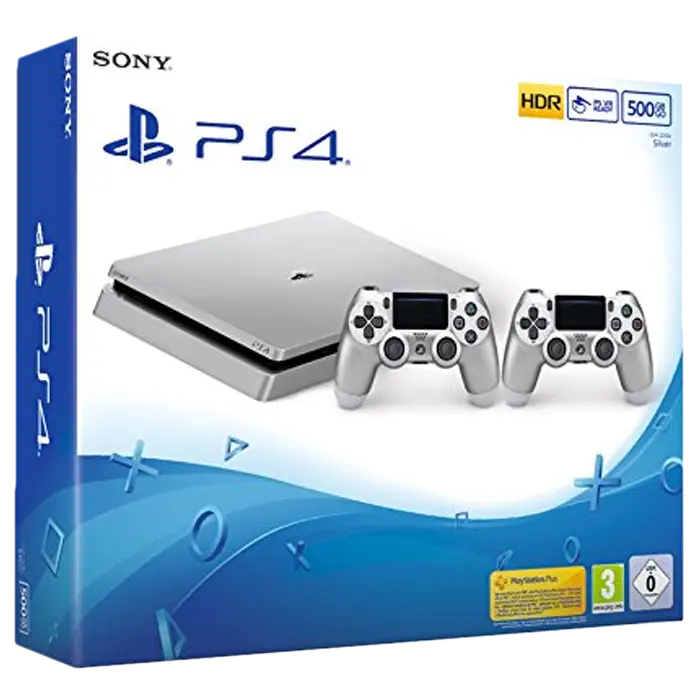 PS4 Console with Dual Controllers in Box