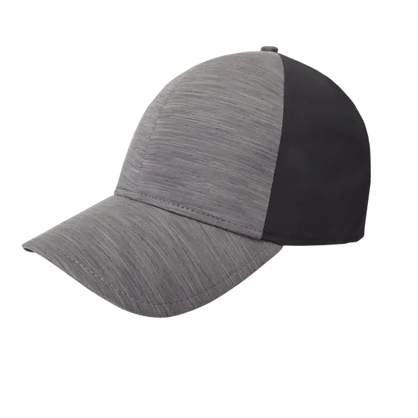 Gray and Black Casual Baseball Cap