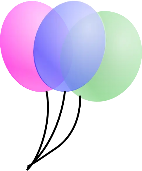 Bunch of Colorful Balloons