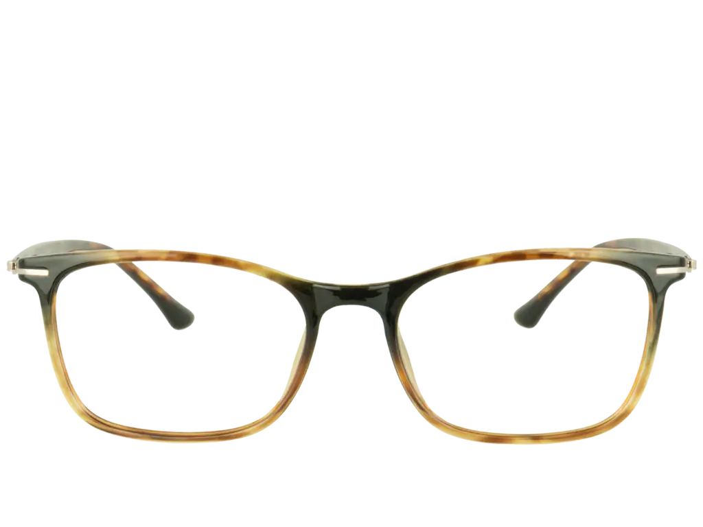 Trendy Transparent Brown Glasses