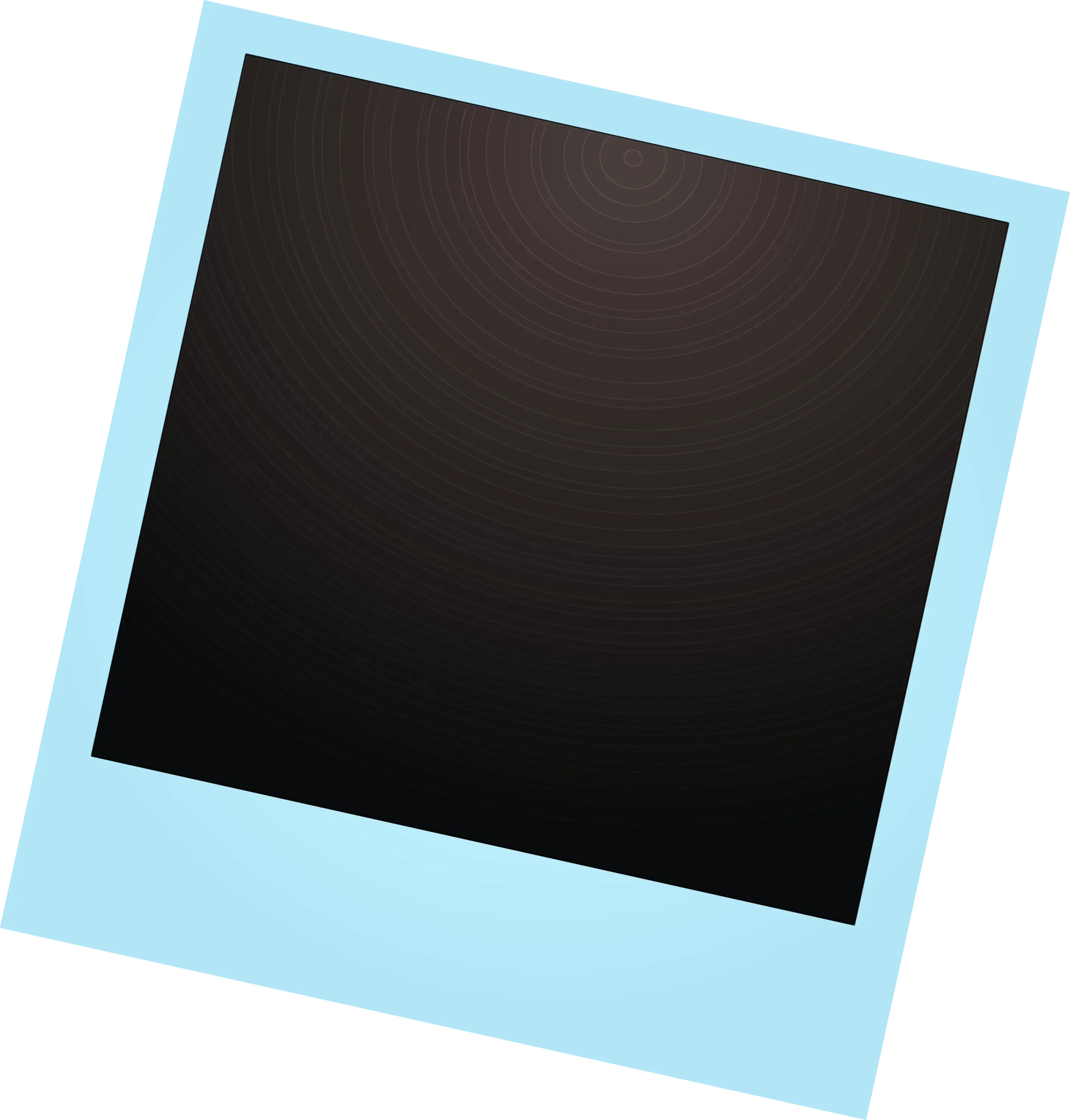 Blue Minimalistic Photo Frame