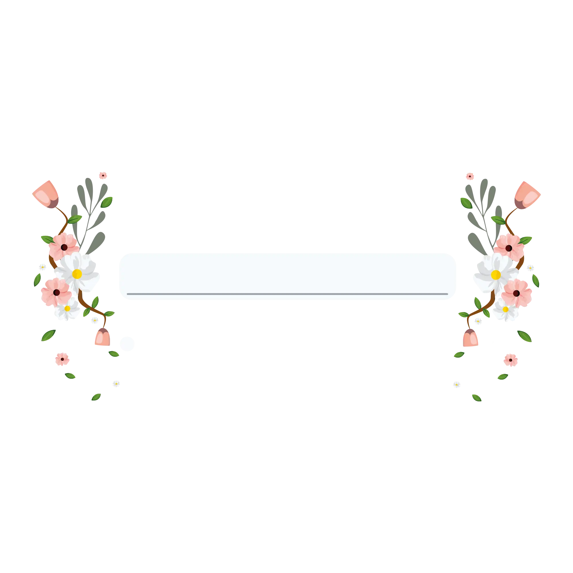 Pretty Floral Banner