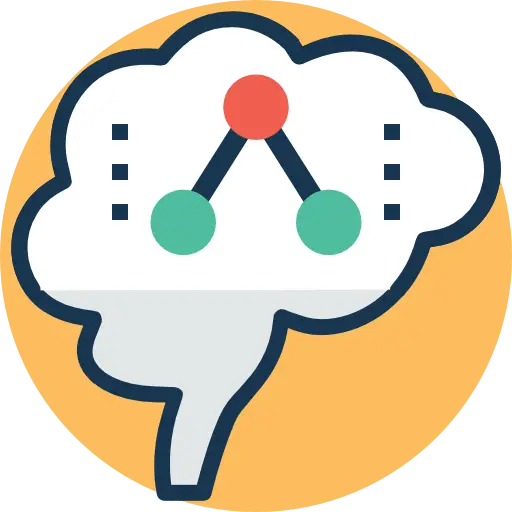 Brain Cartoon Illustration for Education Concept