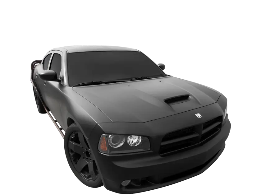 Black Dodge Car