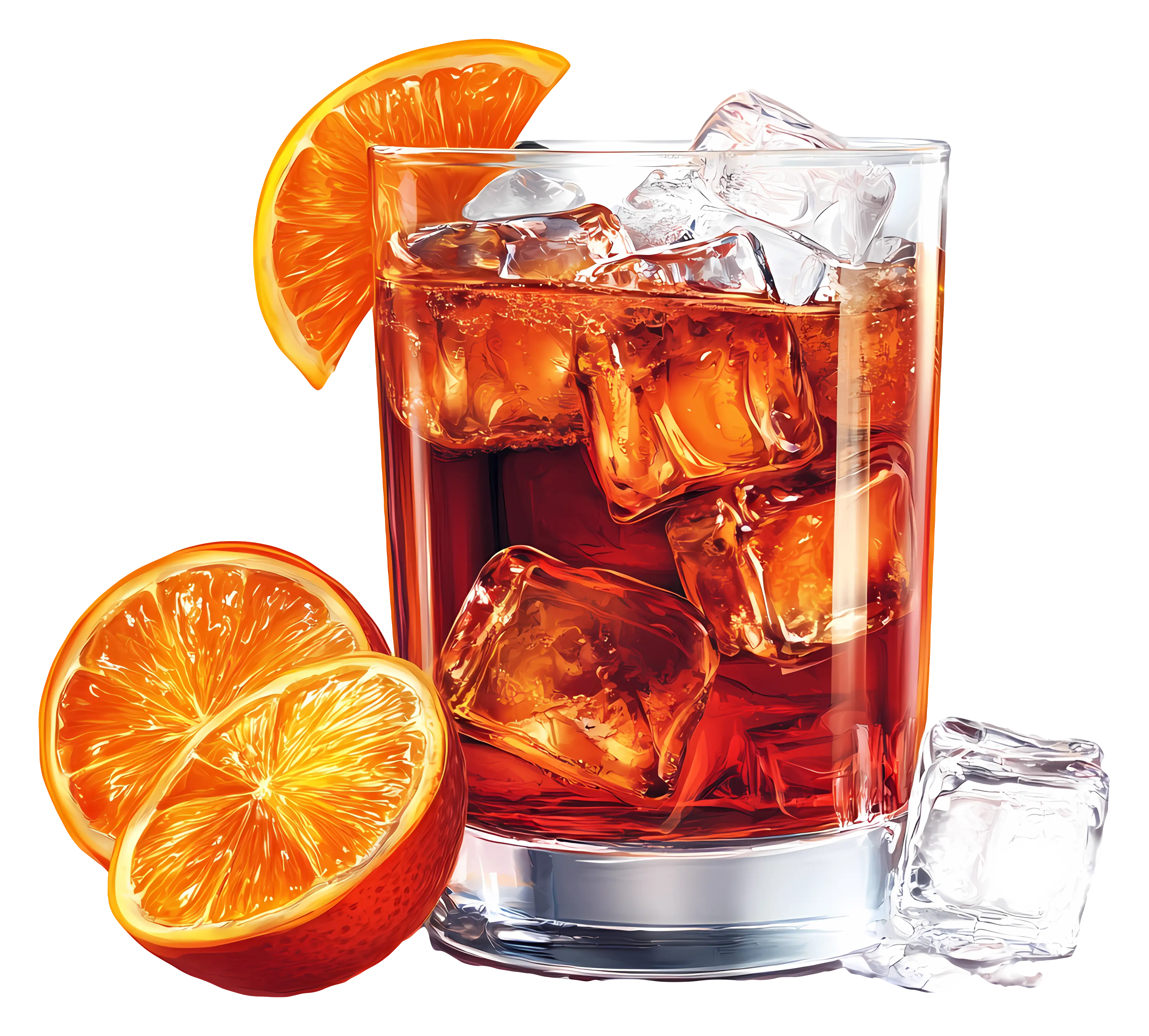 Orange Drink with Ice