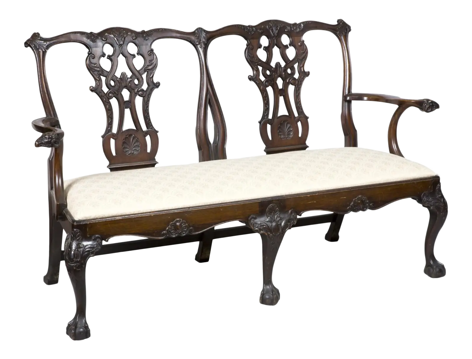 Vintage Wooden Antique Sofa