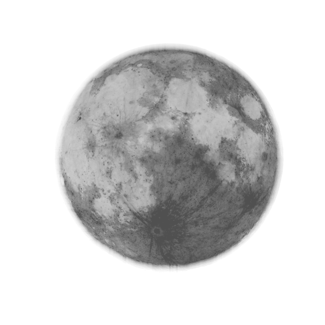 Illustration of the Gray Moon Surface