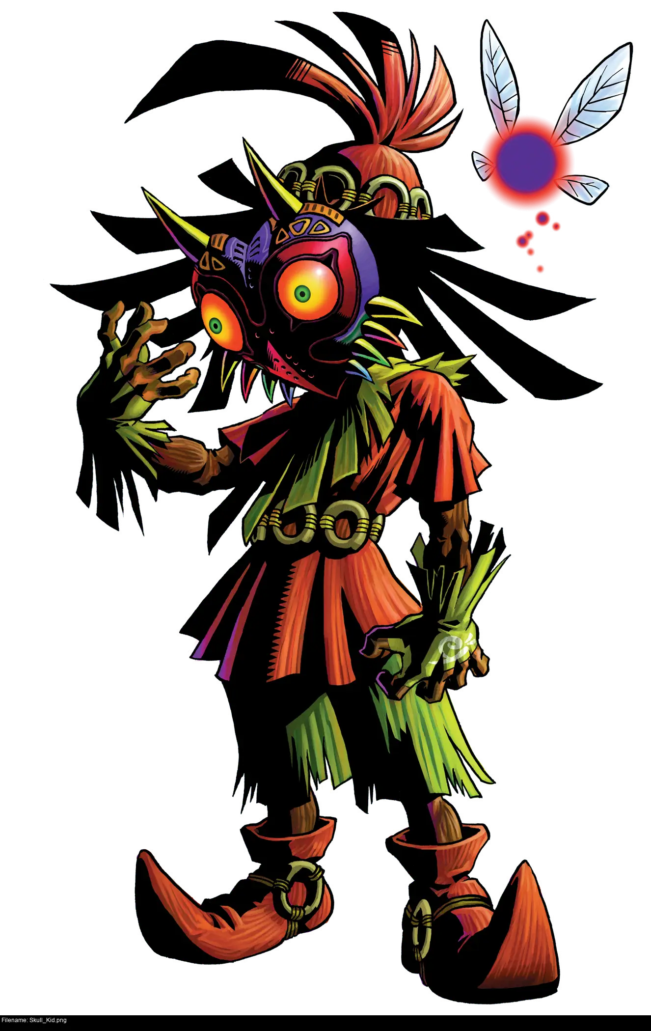 Fantasy Character with Mask and Fairy