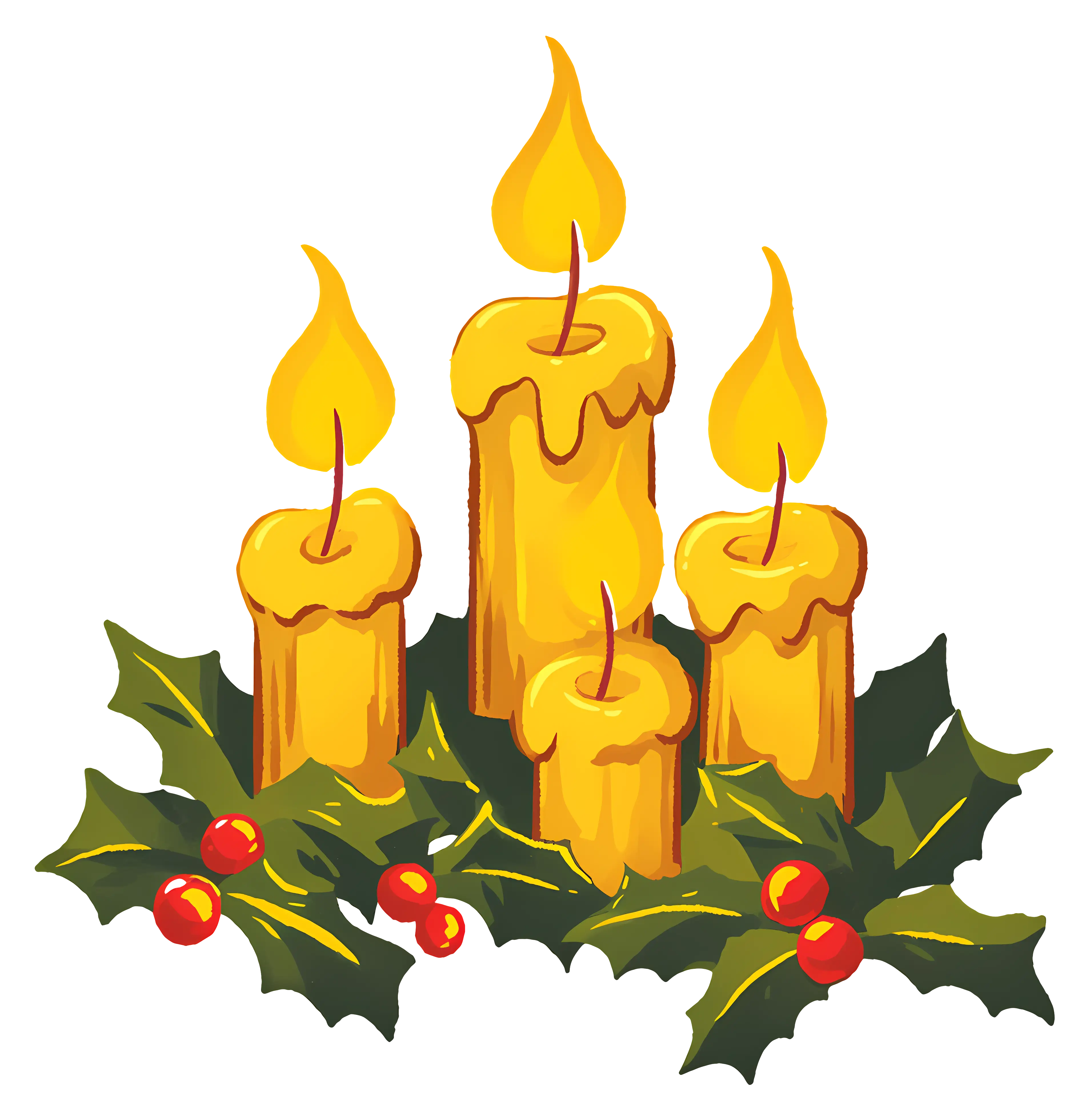 Candles with Holly
