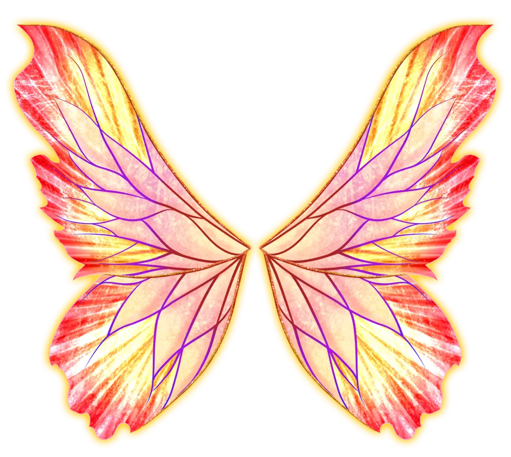 Fantasy Butterfly Wings in Vibrant Colors
