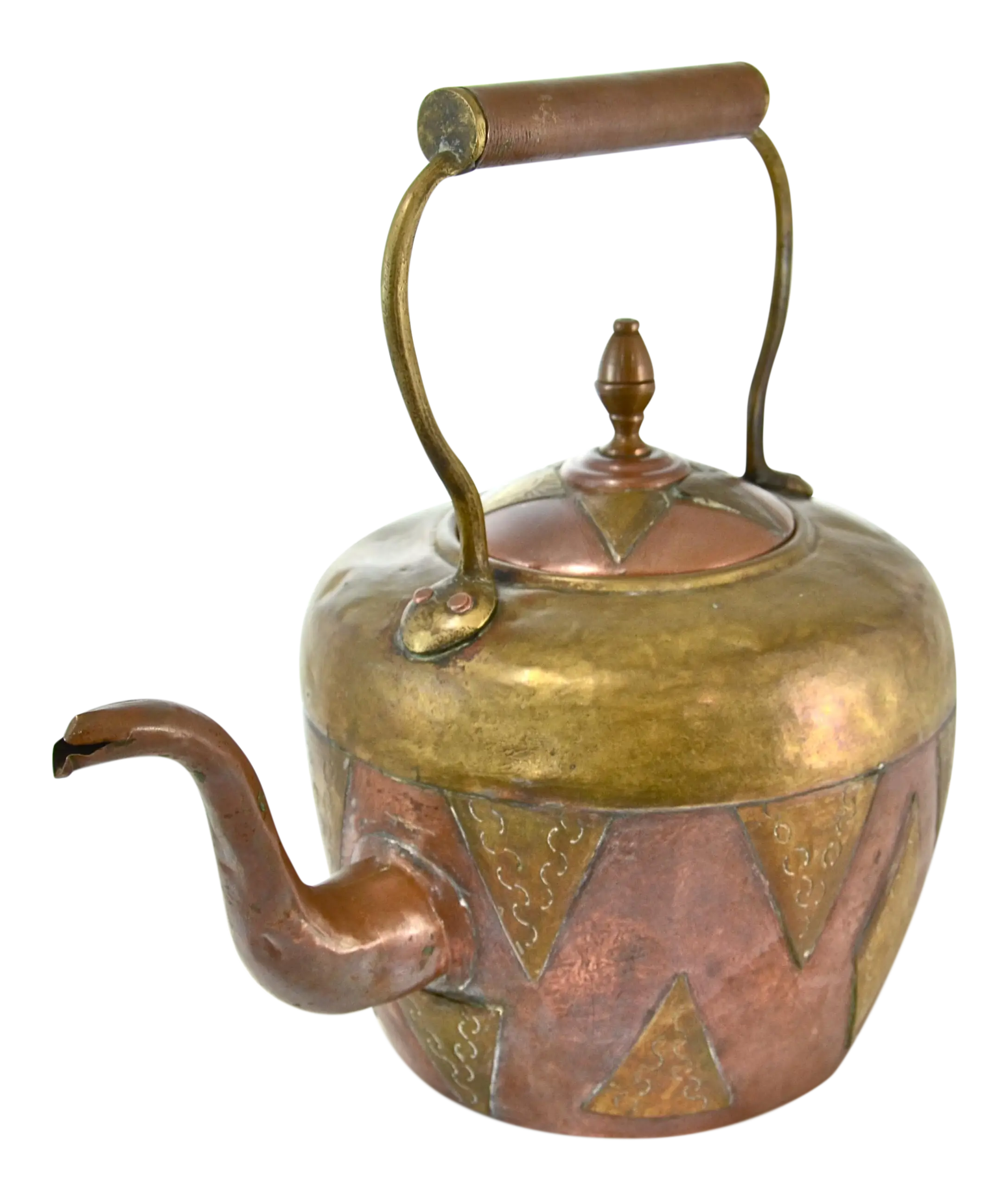 Vintage Copper Kettle with Handle