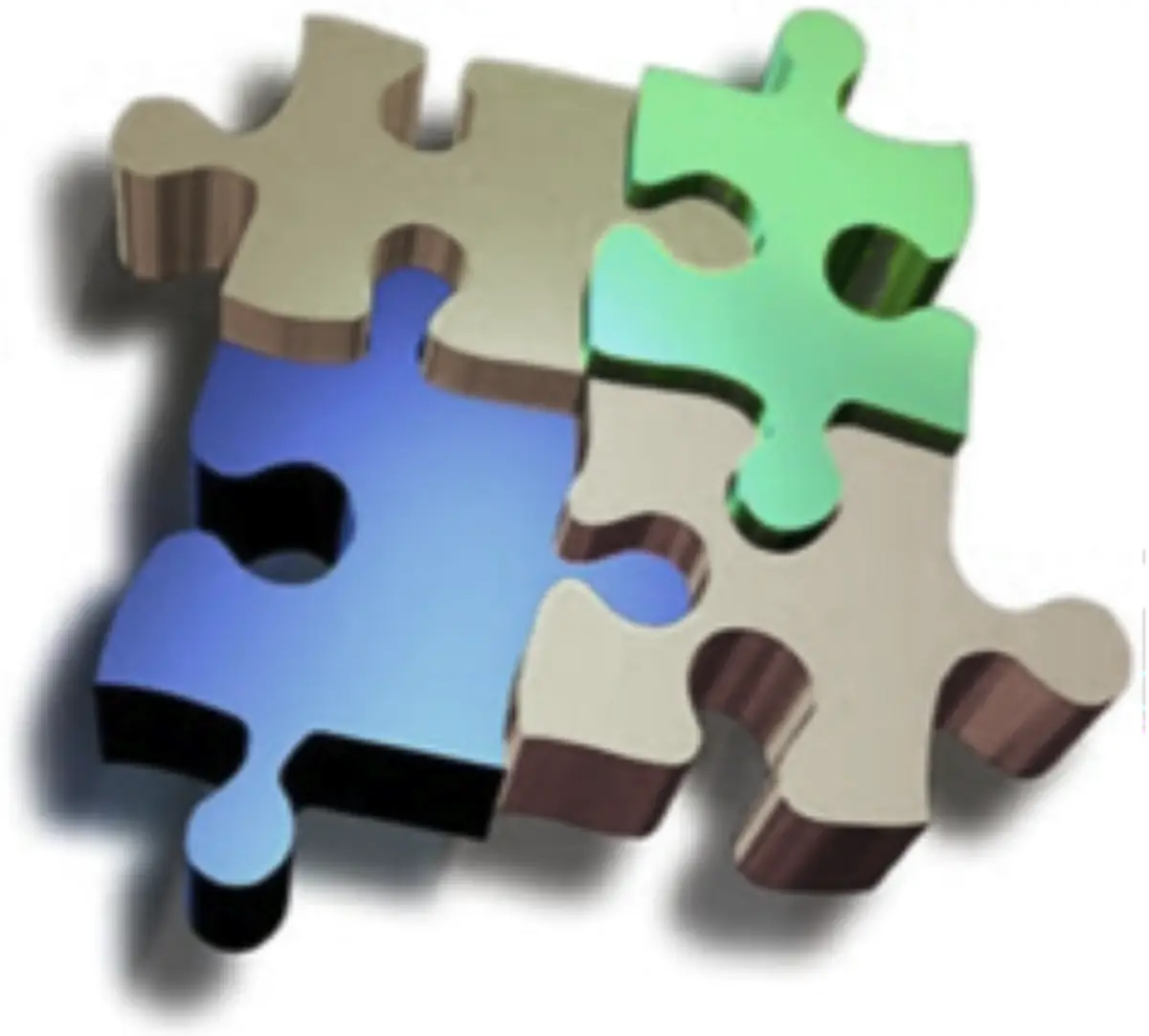 Multicolored Jigsaw Puzzle Pieces Illustration